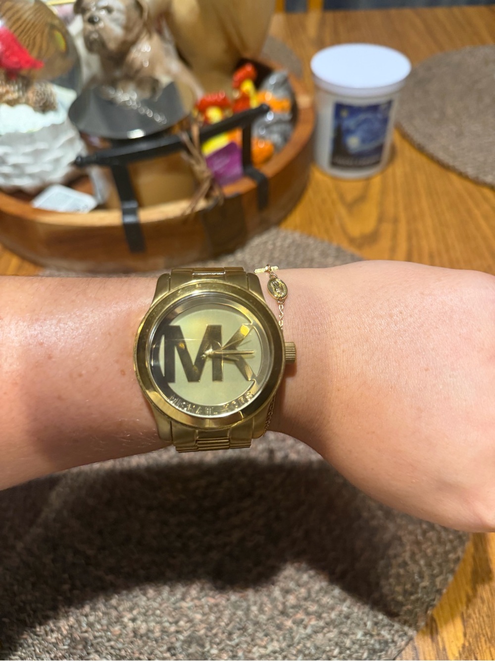 Michael Kors Gold Logo Bracelet Watch